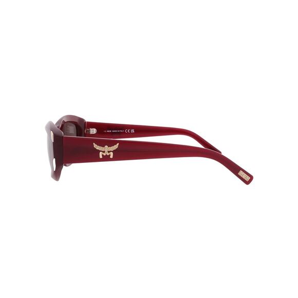 NEW!!! MCM MW0006 69A Burgundy Oval Sunglasses Authentic
